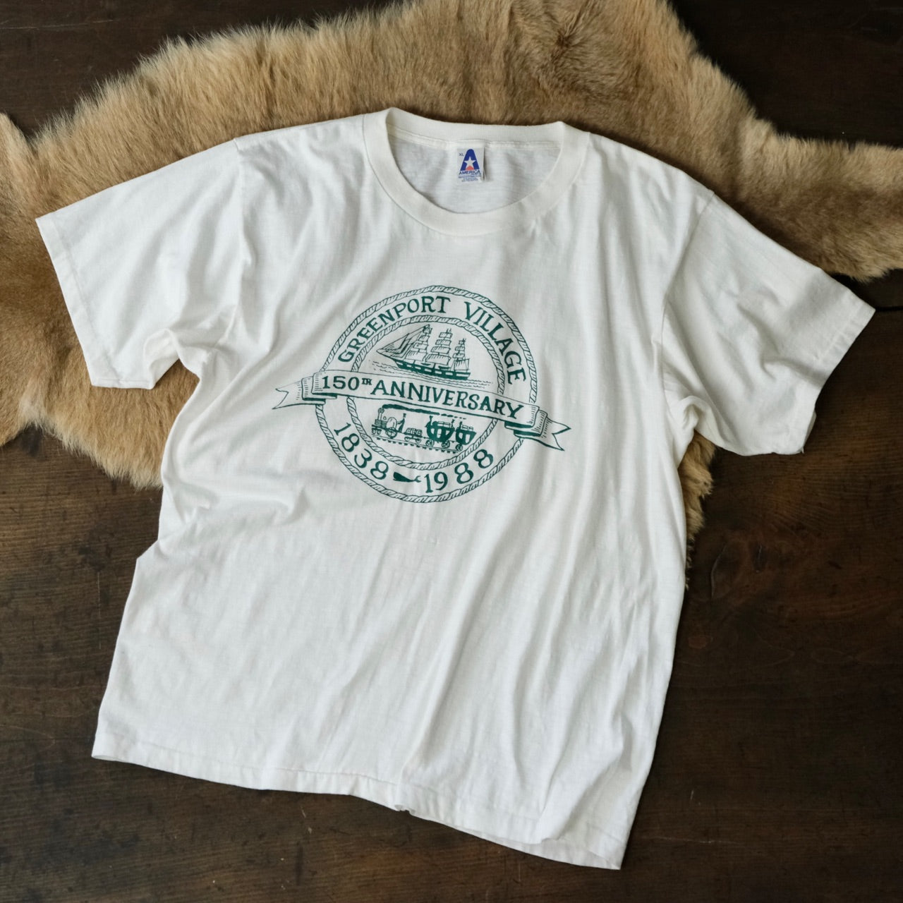 80s Greenport Village Tシャツ アメリカ古着 - 古着屋 sio