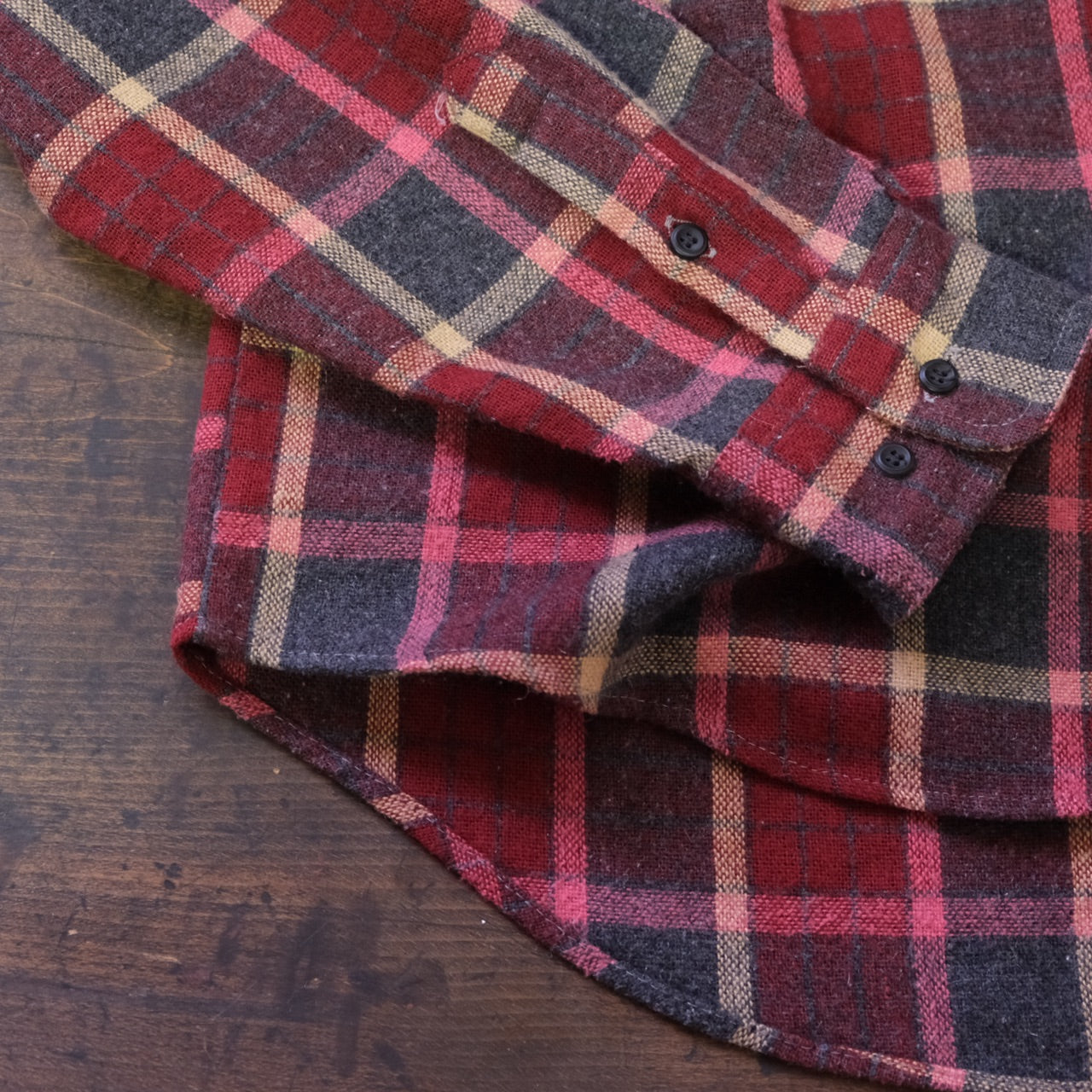 アメリカ古着 90年代 TWENTY X WRANGLER(ラングラー)B.D.フランネルチェックシャツ - 古着屋 sio
