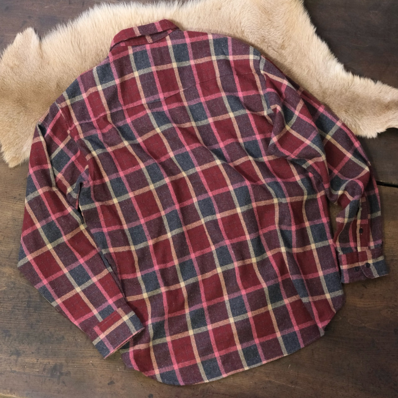 アメリカ古着 90年代 TWENTY X WRANGLER(ラングラー)B.D.フランネルチェックシャツ - 古着屋 sio