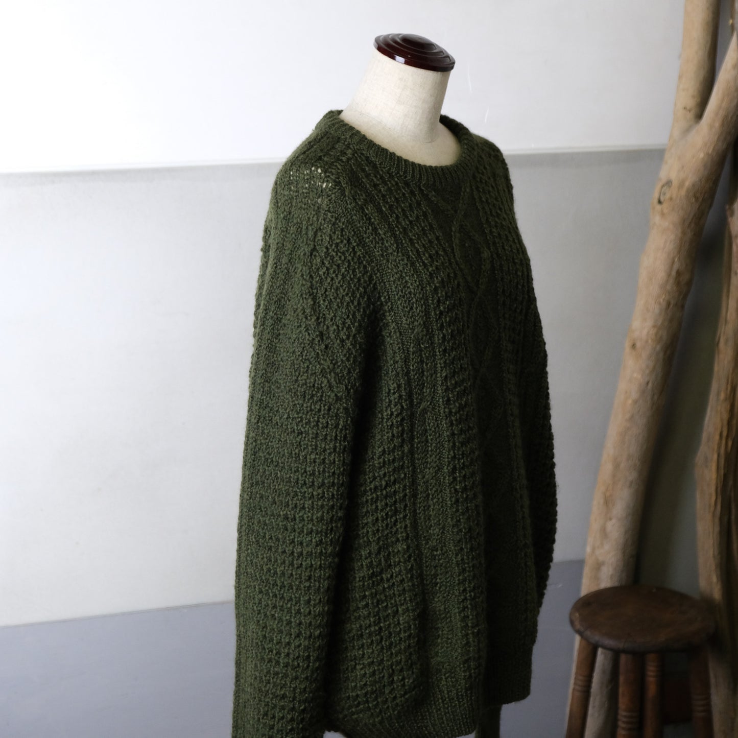 アイルランド製 GAELTARRAフィッシャーマンセーター - 古着屋 sio