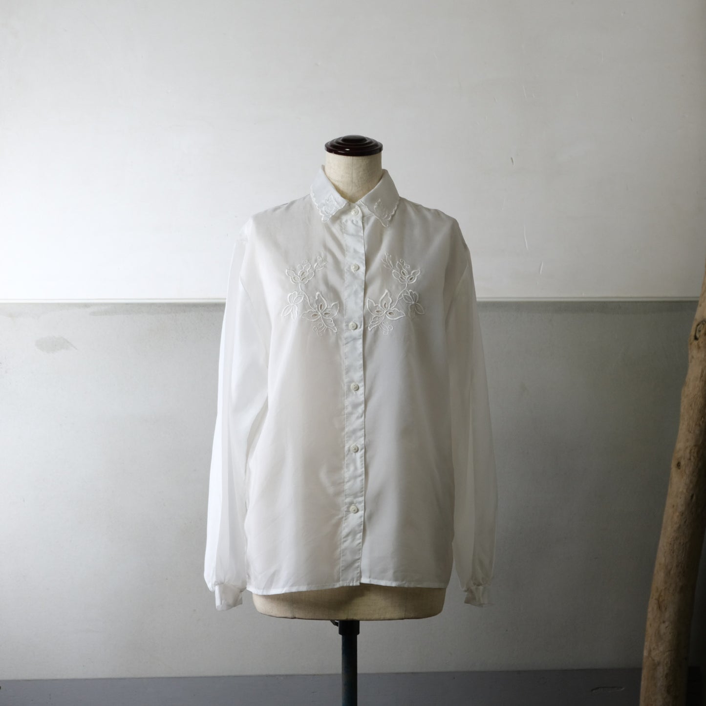 フランス古着 ロマンティックシャツブラウス - 古着屋 sio