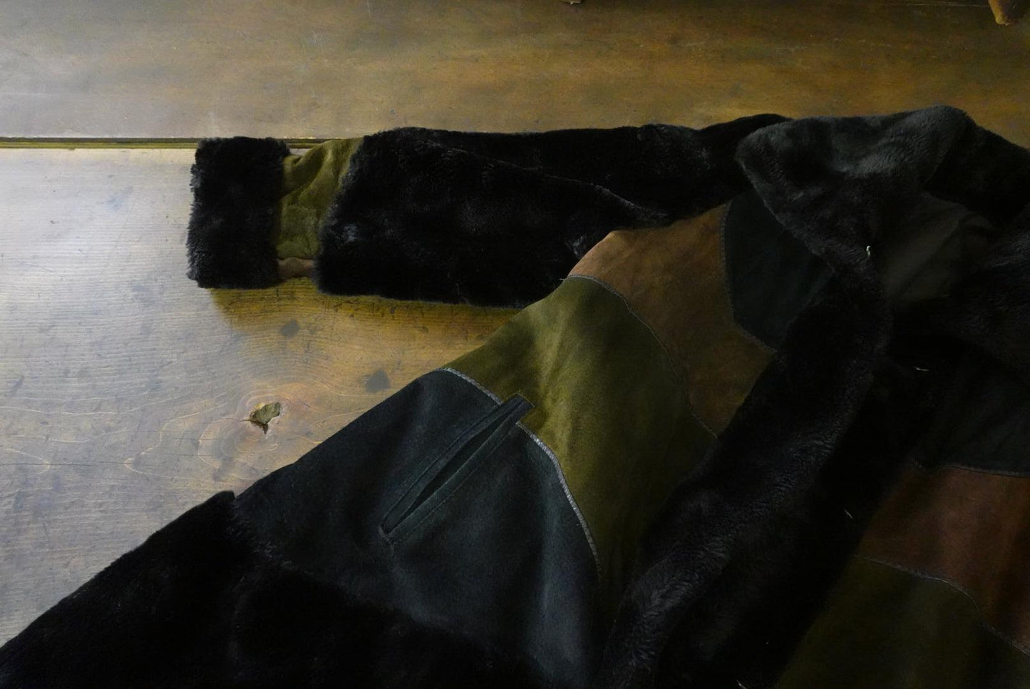 Black long coat - 古着屋 sio