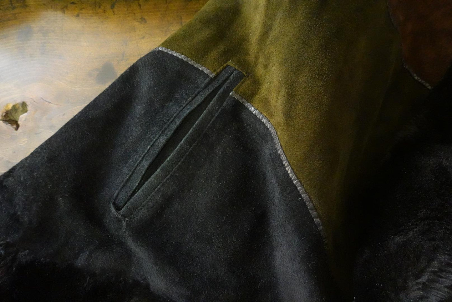 Black long coat - 古着屋 sio