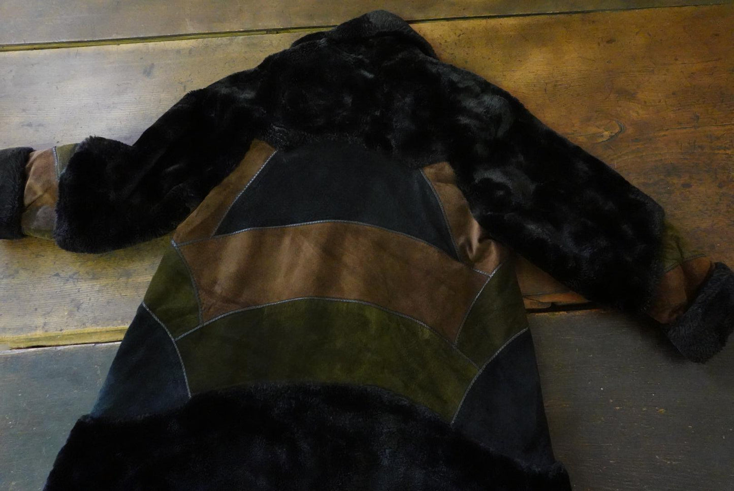 Black long coat - 古着屋 sio