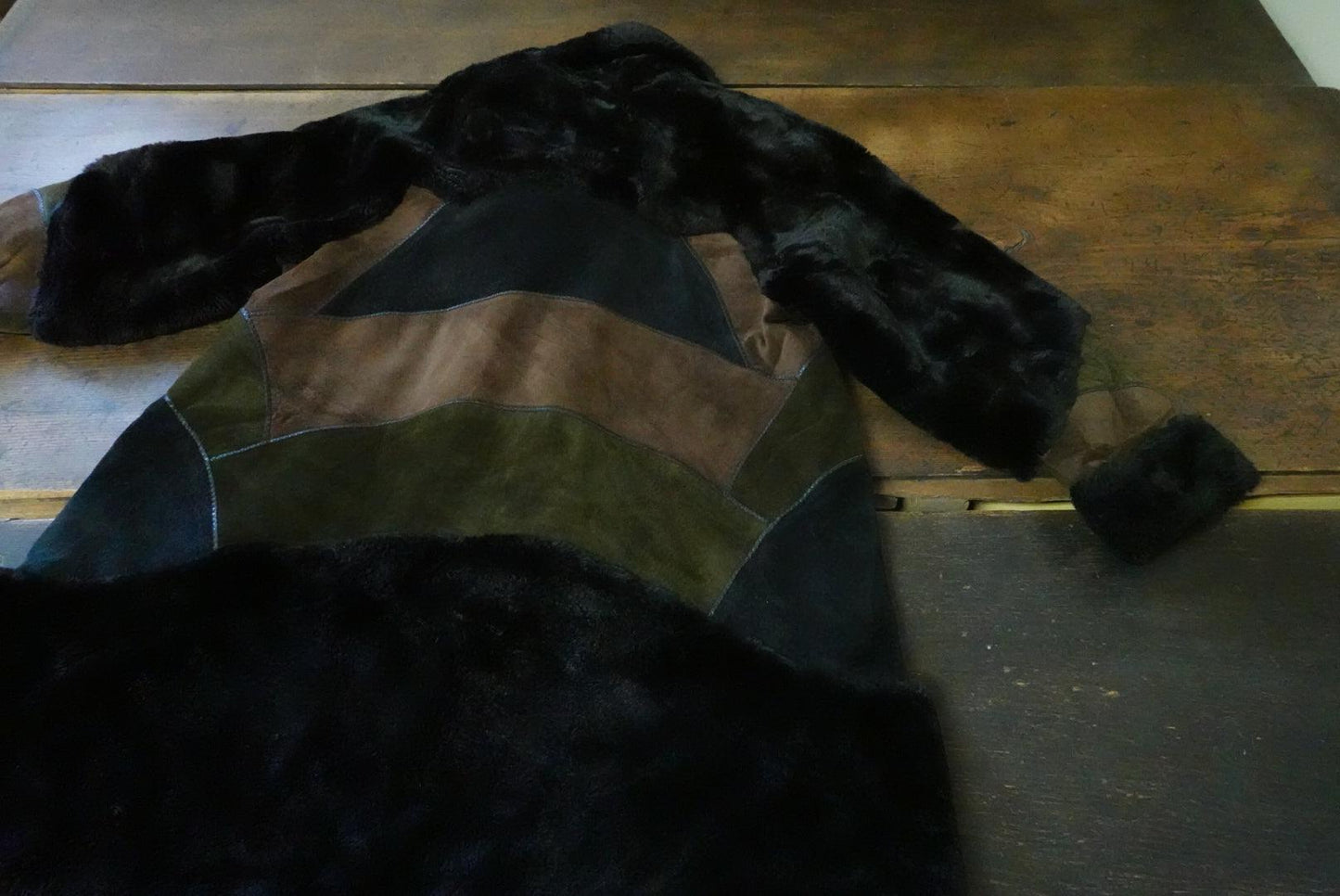 Black long coat - 古着屋 sio