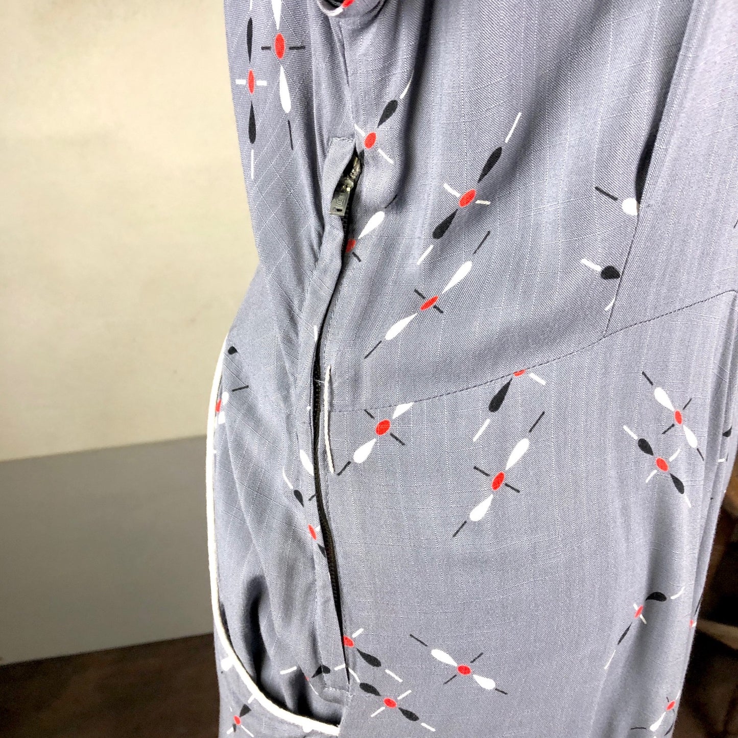 60s ユーロヴィンテージ グレーワンピース - 古着屋 sio