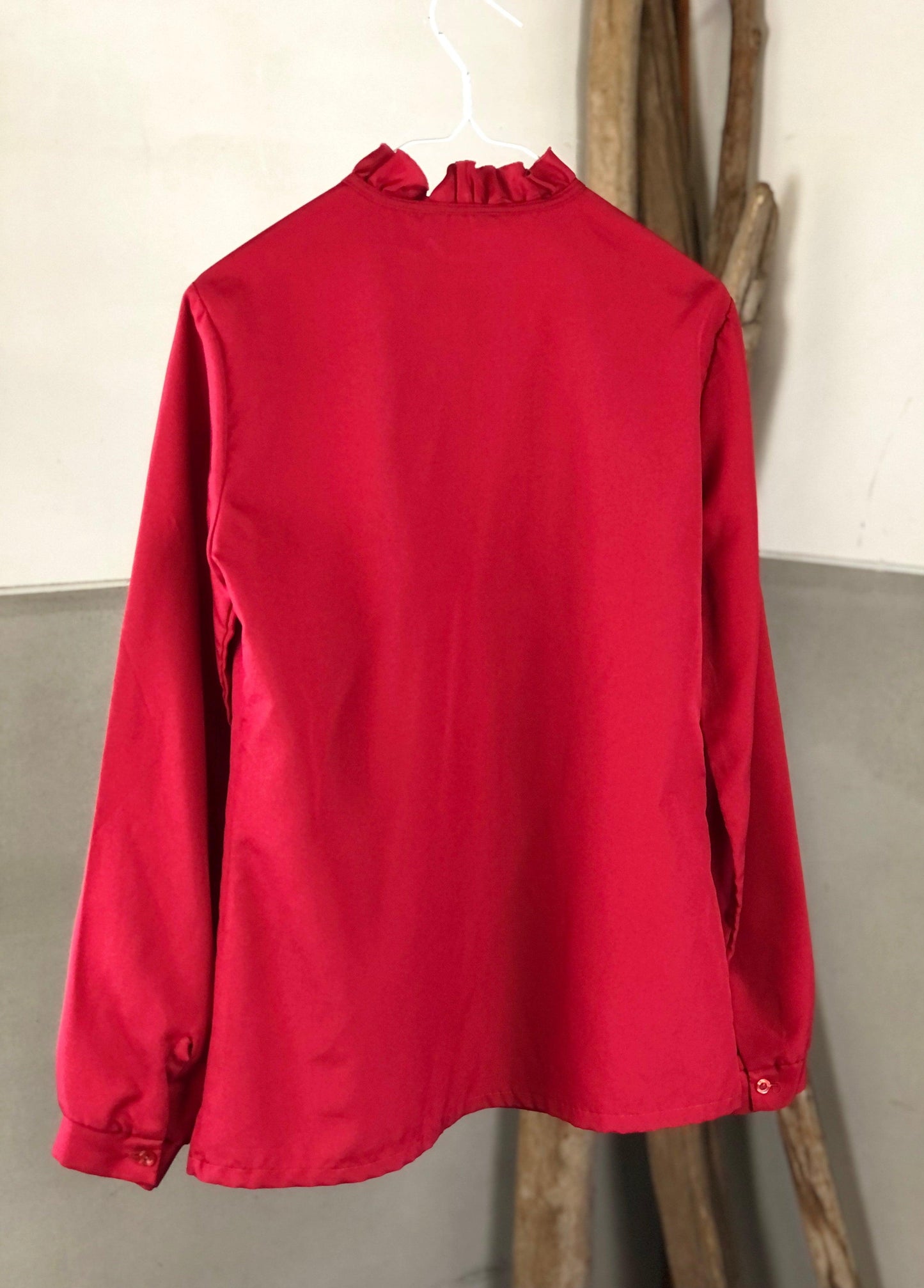 euro フリル&リボンカラーブラウス - 古着屋 sio