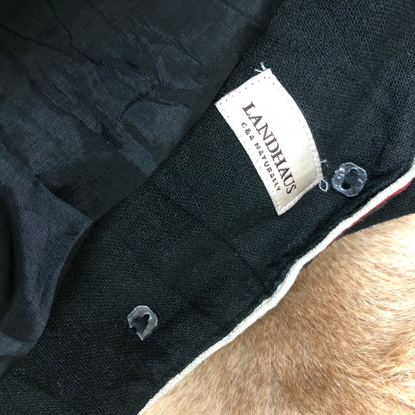 チロリアン ノーカラーリネンジャケット - 古着屋 sio