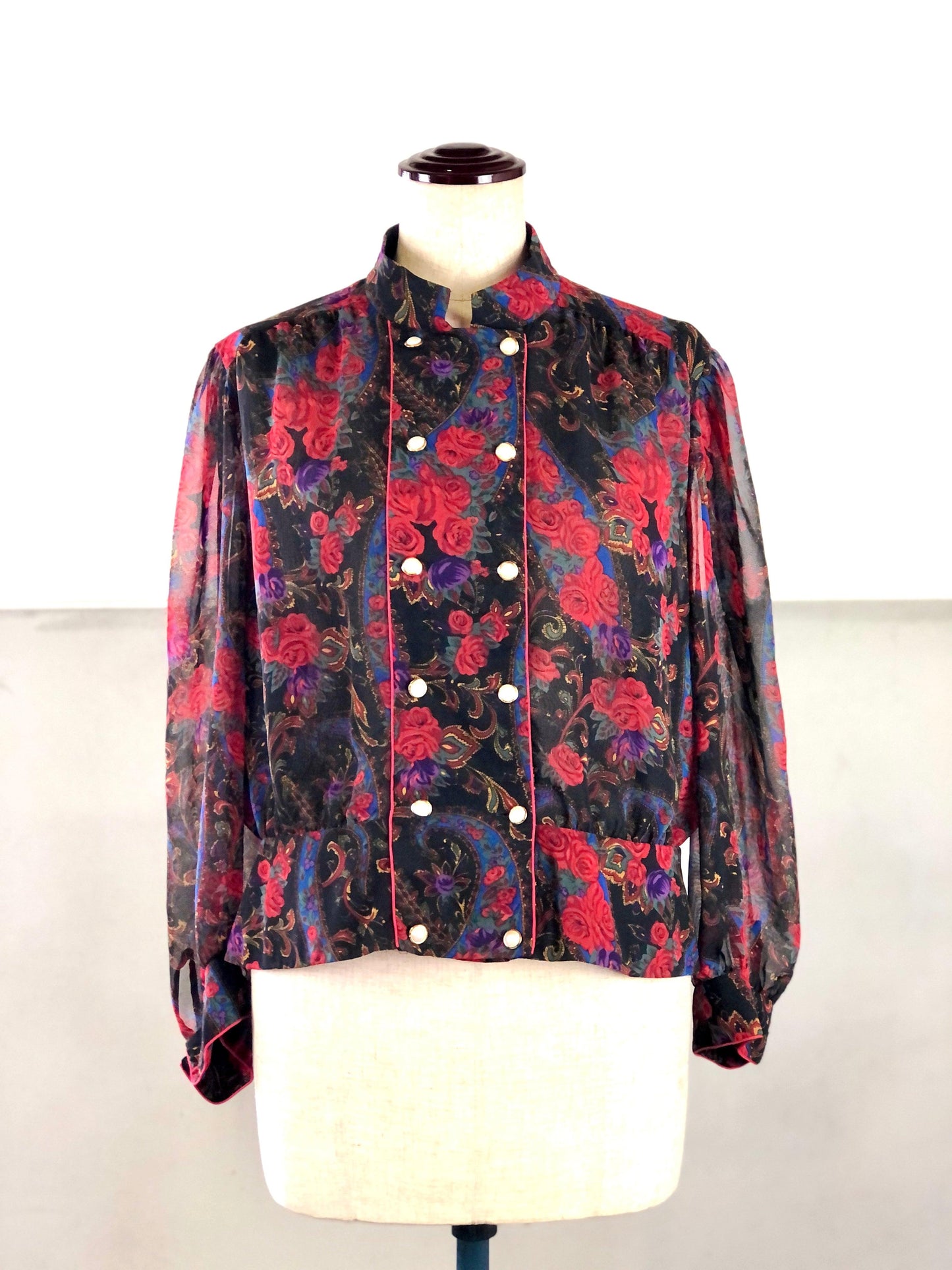 euro ローズブラウス - 古着屋 sio