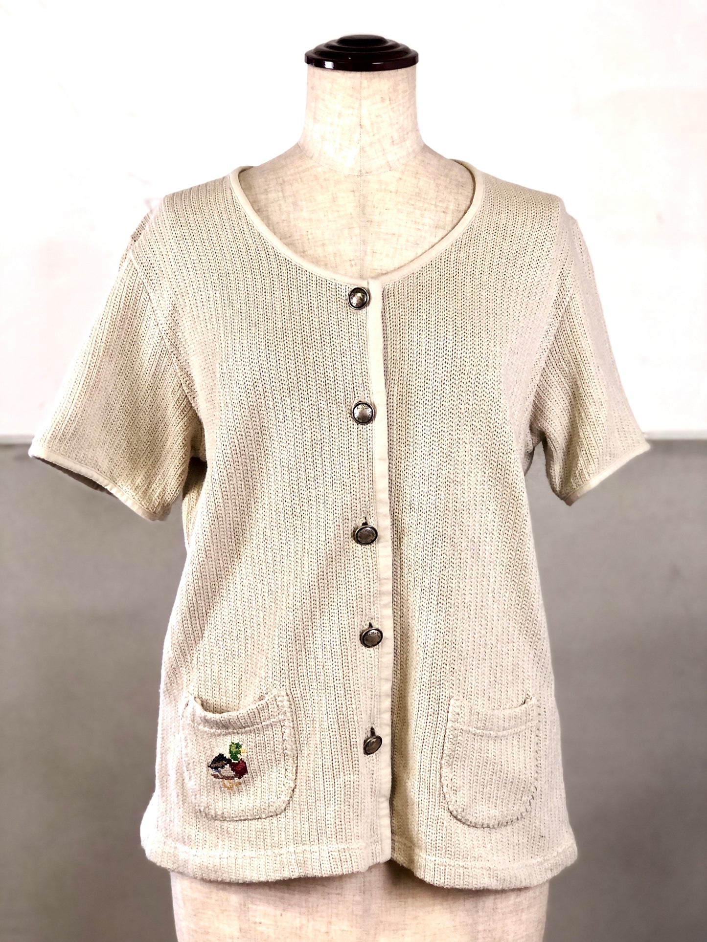 チロル コットンニットカーディガン - 古着屋 sio
