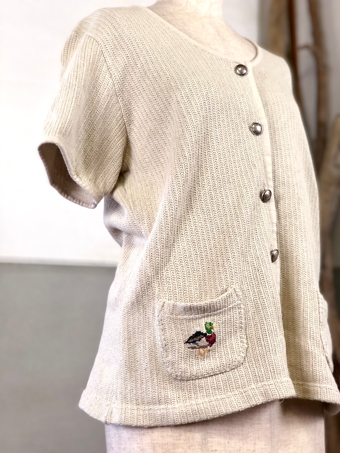 チロル コットンニットカーディガン - 古着屋 sio