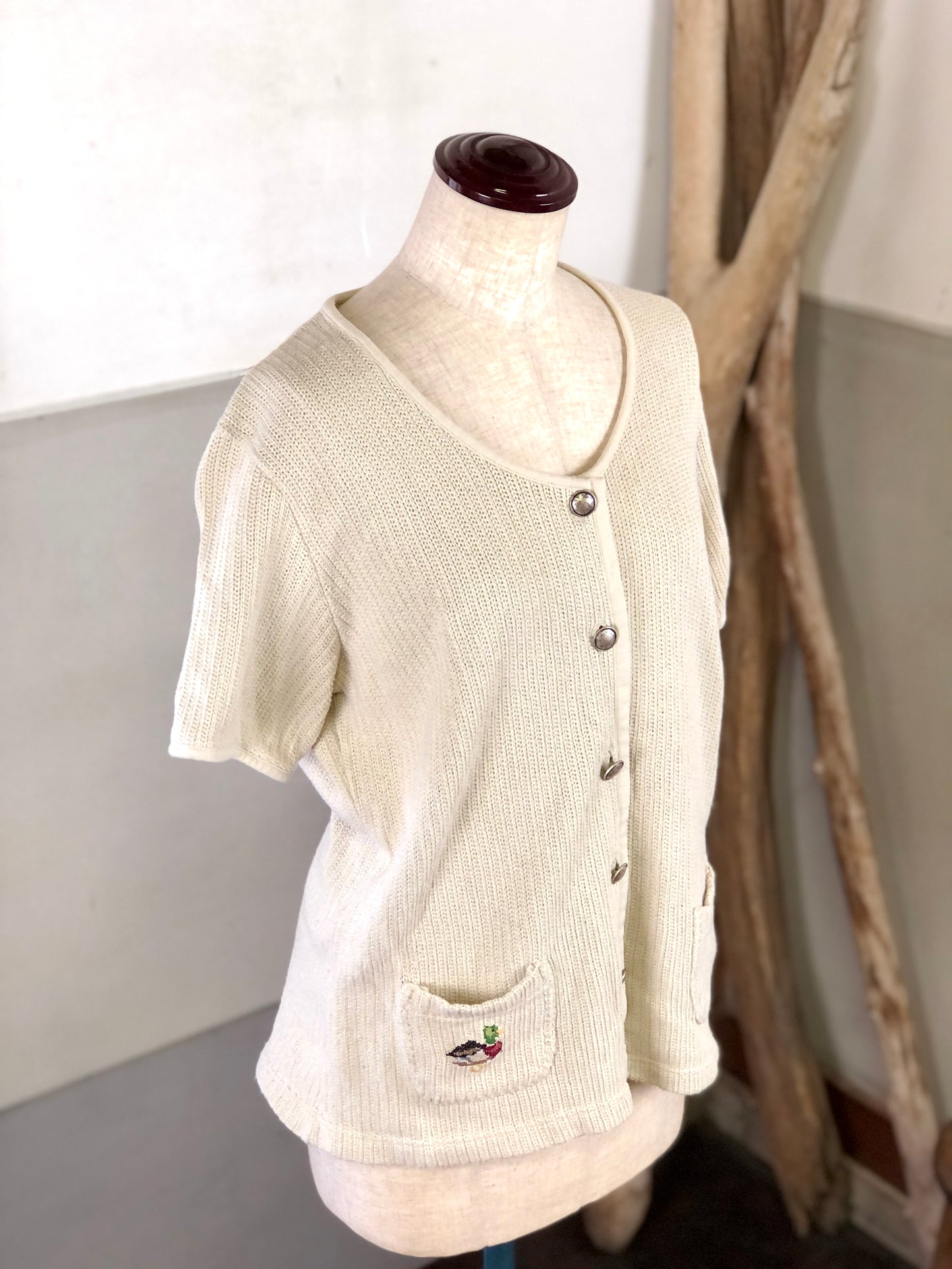 チロル コットンニットカーディガン - 古着屋 sio