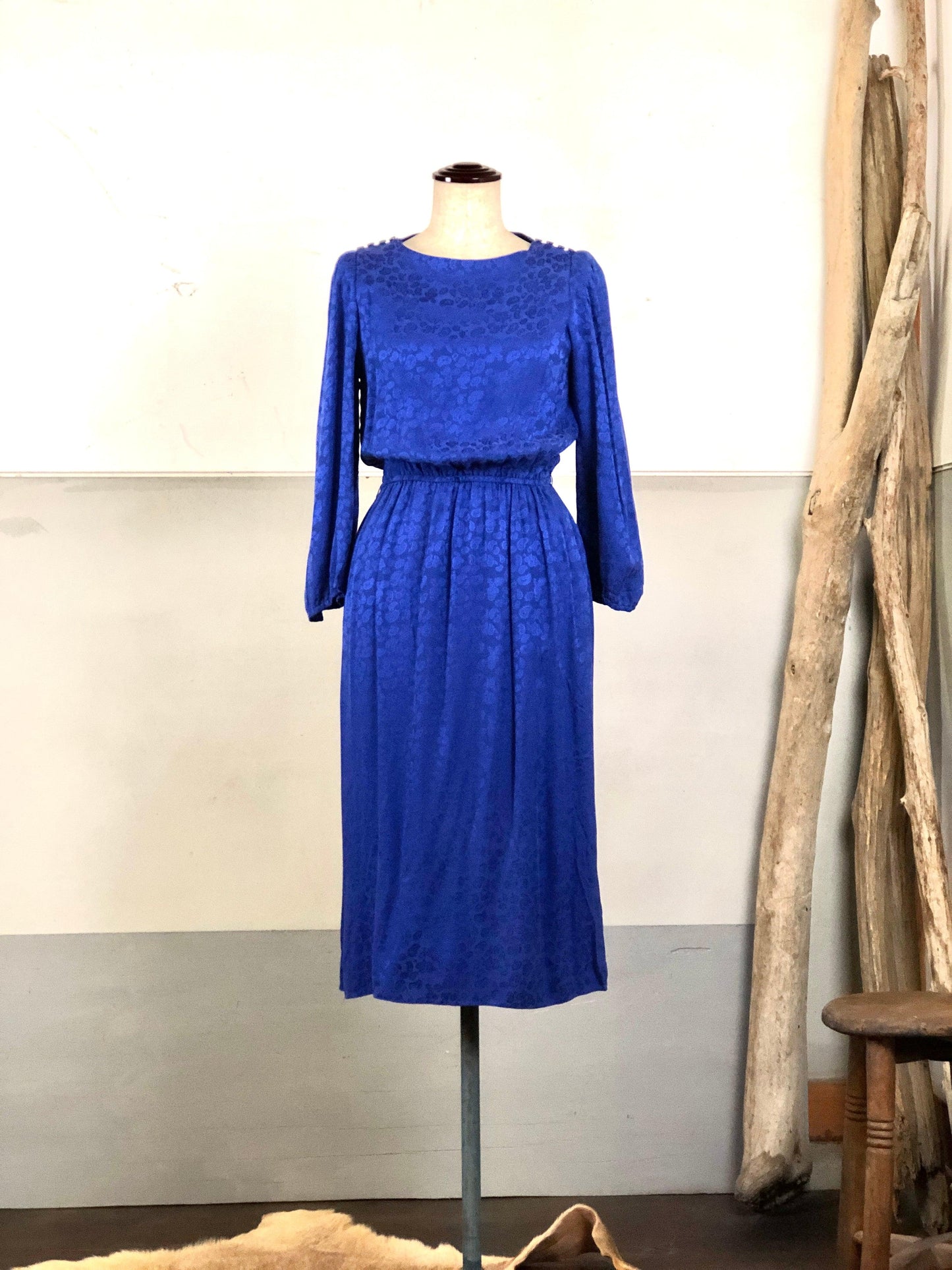 euro シルクペイズリーワンピース - 古着屋 sio