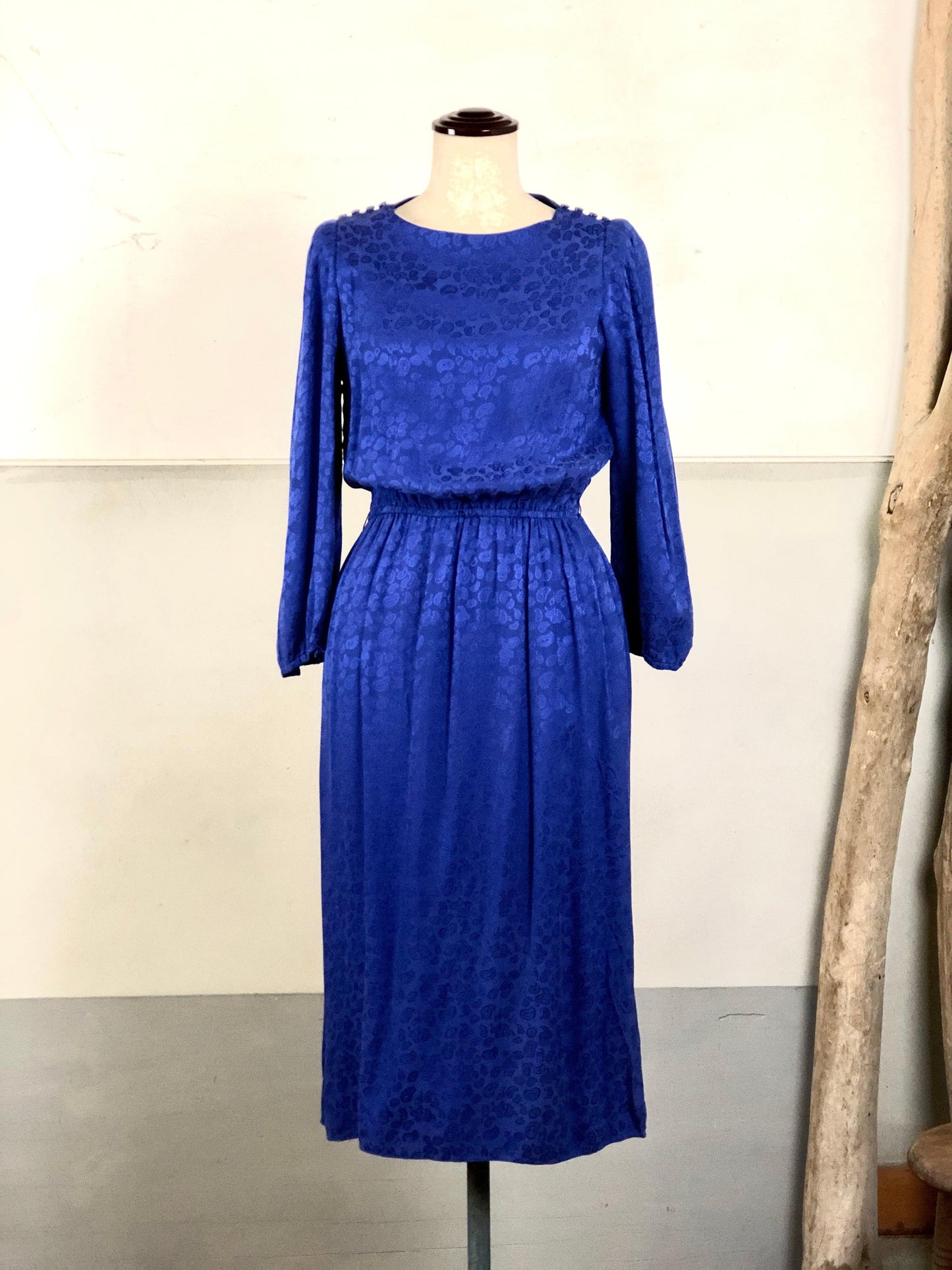 euro シルクペイズリーワンピース - 古着屋 sio