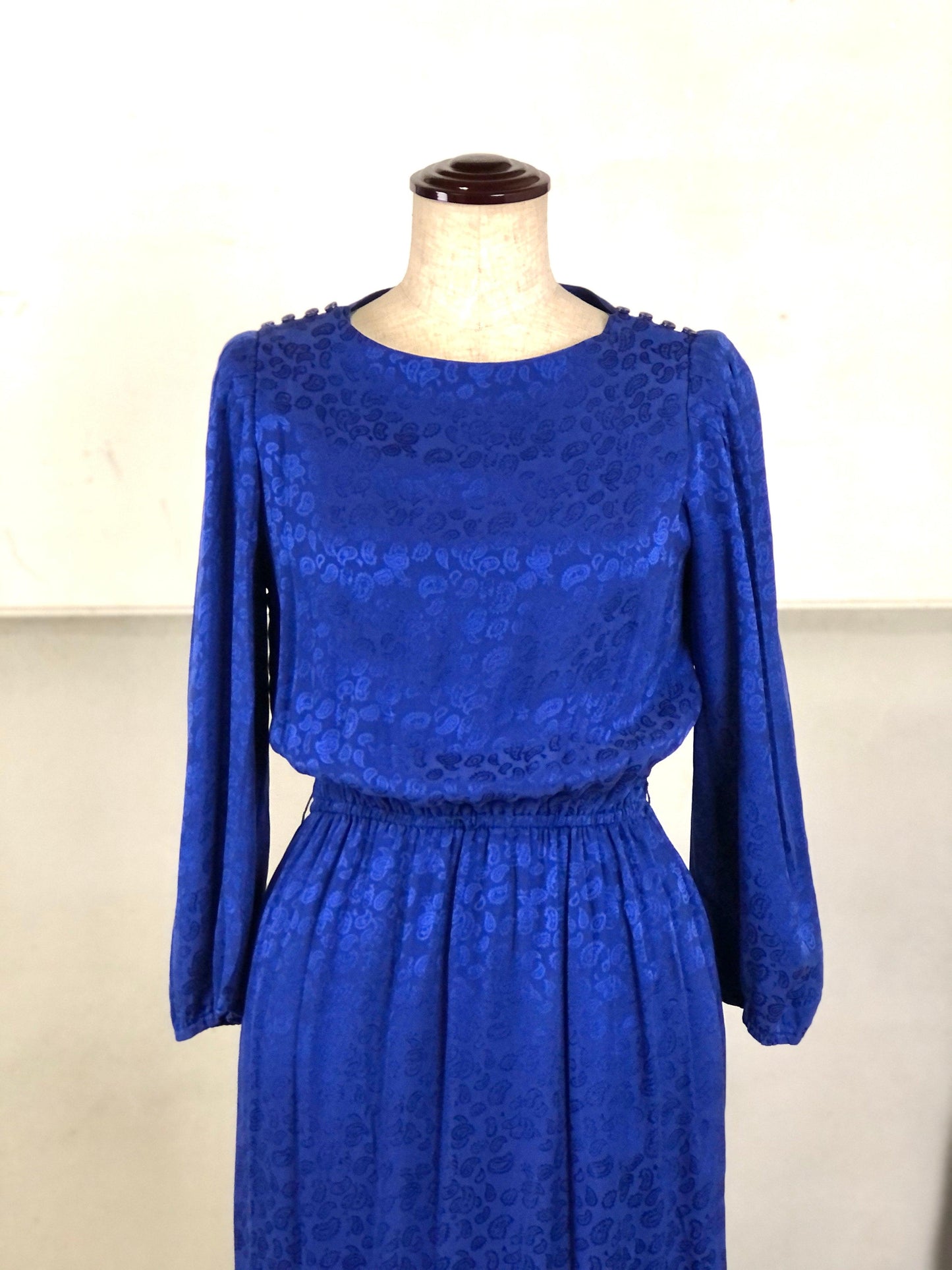 euro シルクペイズリーワンピース - 古着屋 sio