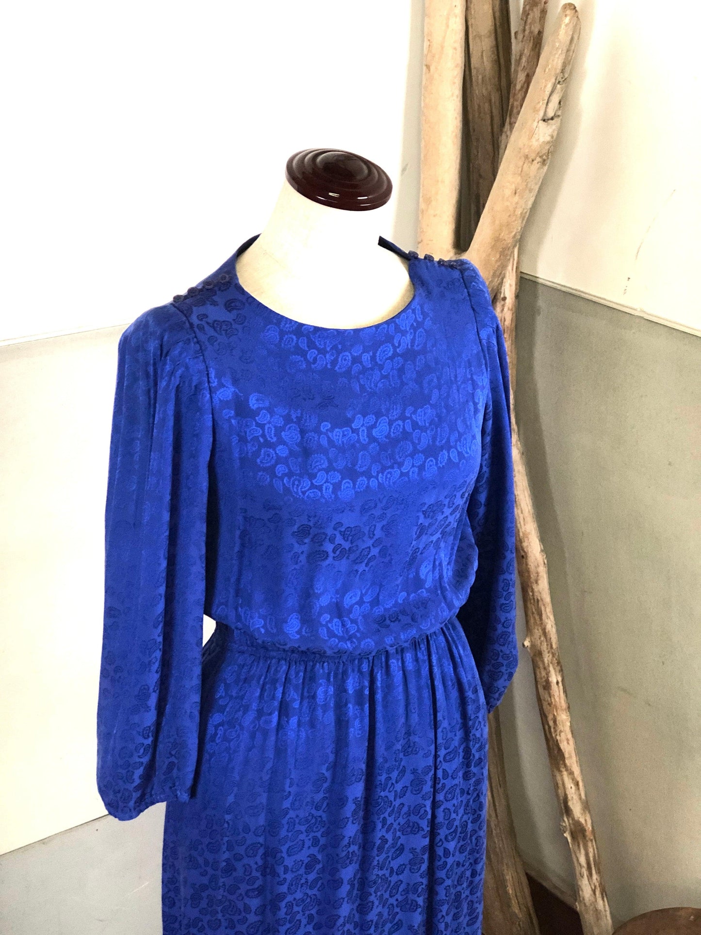 euro シルクペイズリーワンピース - 古着屋 sio