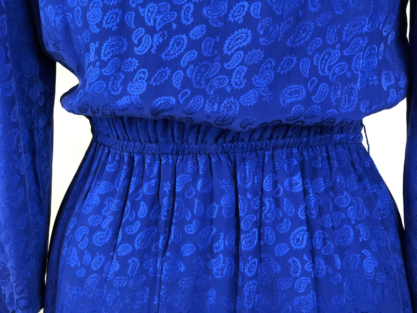 euro シルクペイズリーワンピース - 古着屋 sio