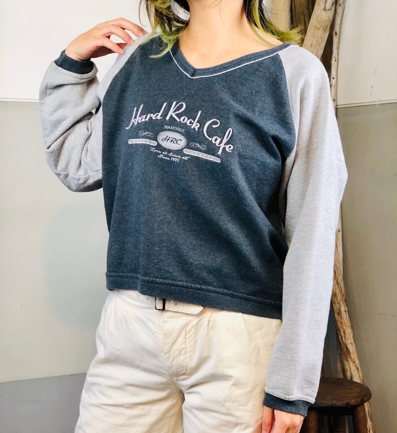 USハードロックカフェ スウェットTシャツ - 古着屋 sio