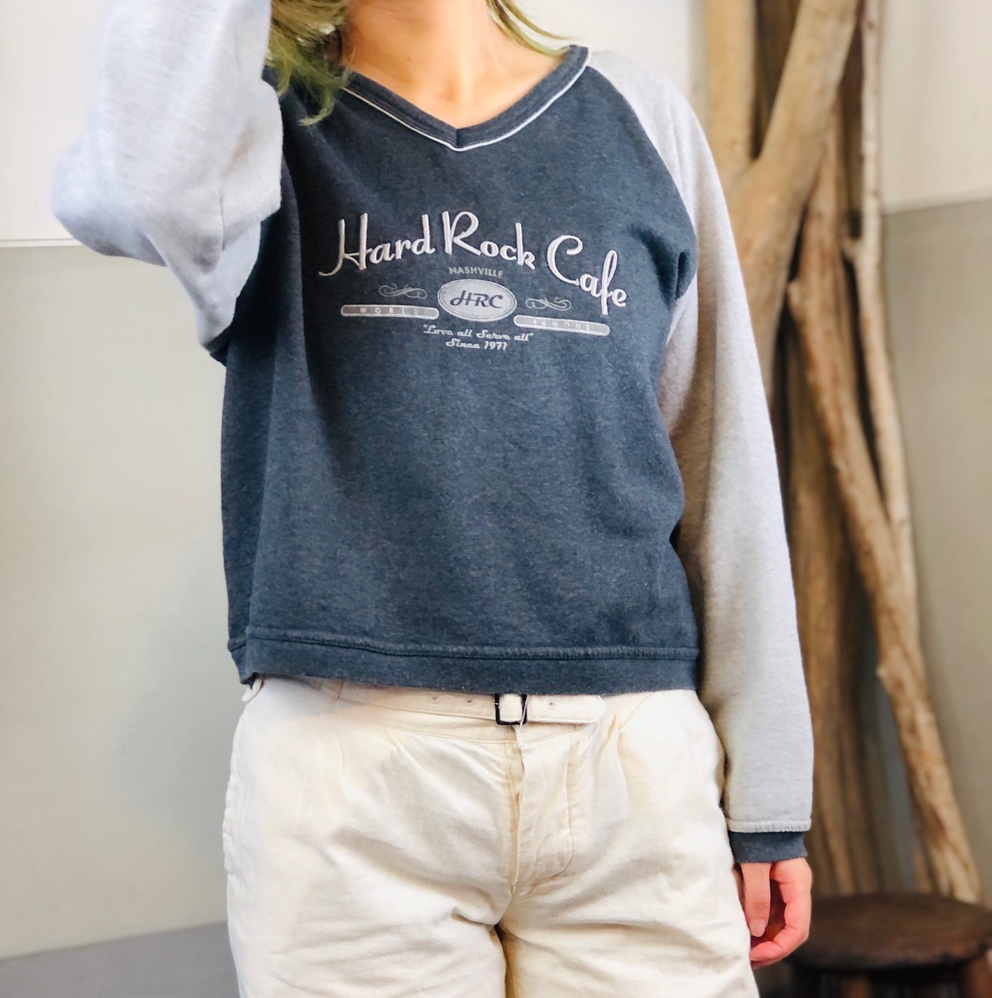 USハードロックカフェ スウェットTシャツ - 古着屋 sio
