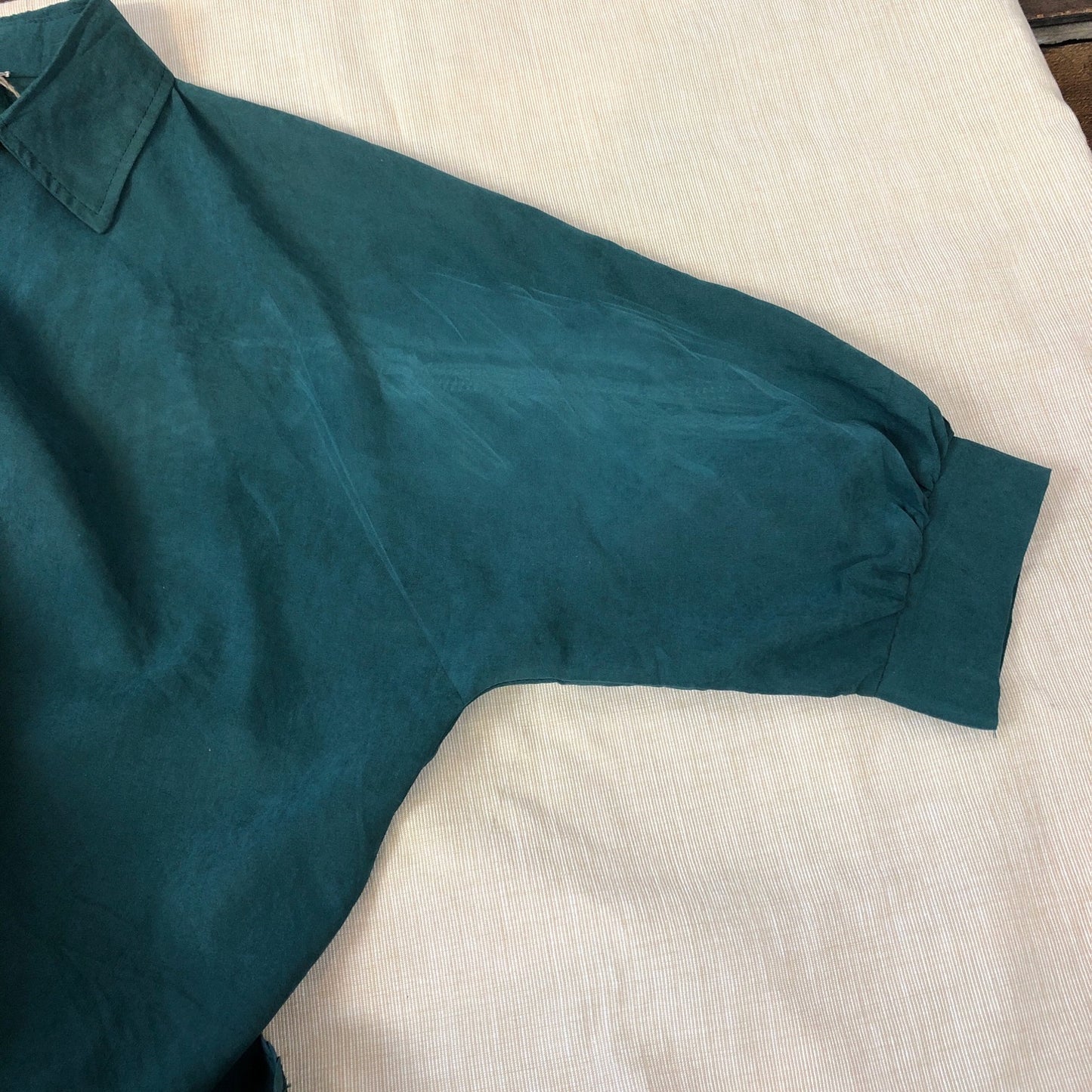 グリーン チュニックシャツ(フリーサイズ) - 古着屋 sio