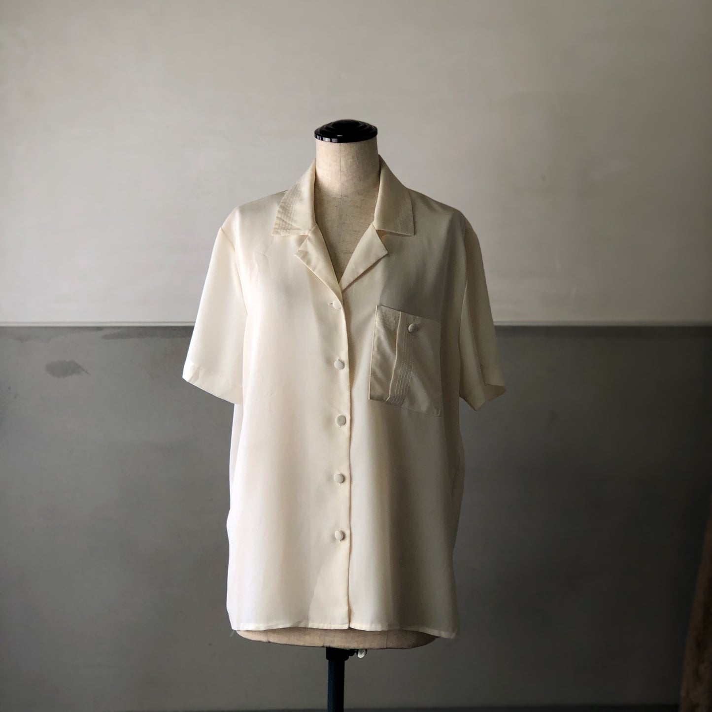 Euro オフホワイト シャツブラウス - 古着屋 sio