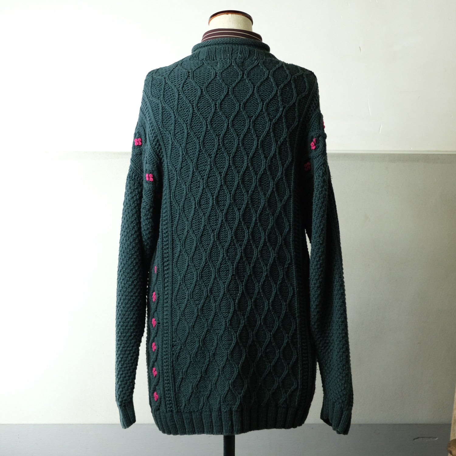 L.L.ビーンオーバーサイズ ツリーケーブル編みニットセーター ツリーオブライフ - 古着屋 sio